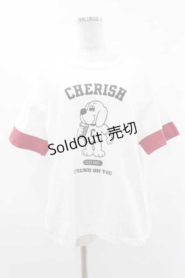 画像1: Candy Stripper / CHERISH PUPPY トップス Free 白 H-25-04-22-006-PU-TO-KB-ZH (1)
