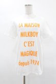 画像1: MILKBOY / MAISON TEE S 白 H-25-04-22-007-MB-TO-KB-ZH (1)