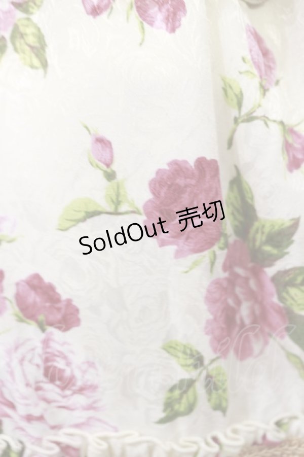 画像5: metamorphose / Eternal Queen ワンピース(バラ柄サテンジャガード) Free オフ H-25-04-22-1006-ME-OP-NS-ZH (5)