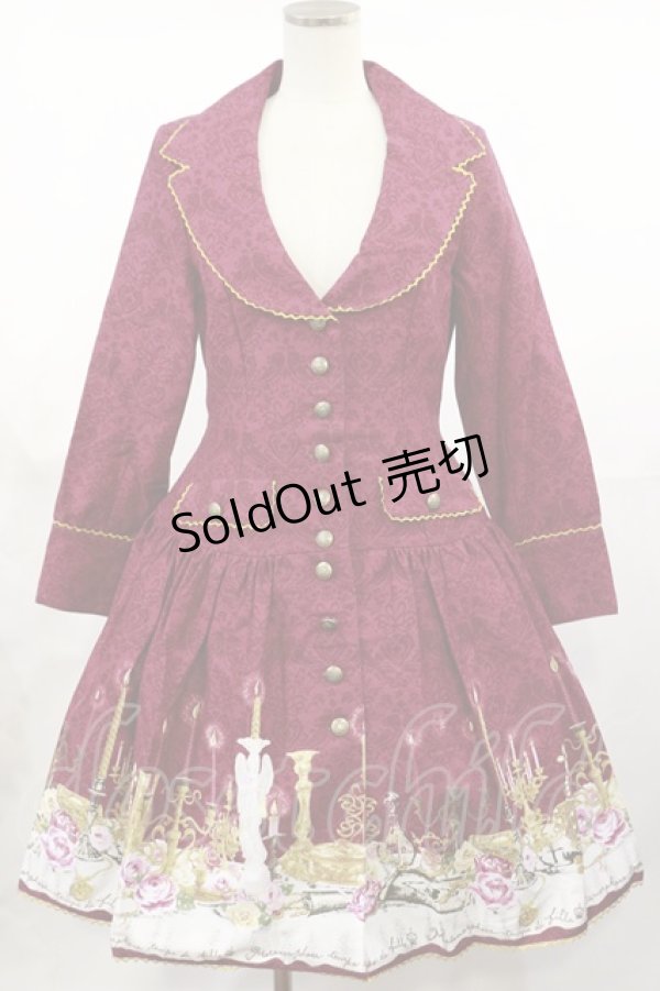 画像1: metamorphose / dim lightドレスコート Free ボルドー H-25-04-22-1008-ME-OP-NS-ZH (1)