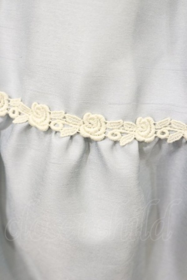 画像4: Enchantlic Enchantilly / 薔薇レース三段ティアードワンピース Free サックス H-25-04-22-1009-LO-OP-NS-ZH (4)