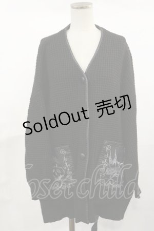 画像: axes femme / ディズニーヴィランズ/カーディガン M ブラック H-25-04-22-1029-AX-TO-NS-ZH