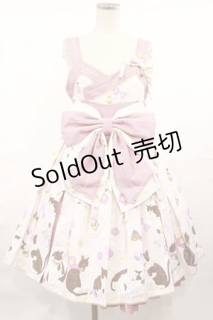 画像: metamorphose / まどろみの浪漫タックジャンパースカート Free ピンク H-25-04-22-1003-ME-OP-NS-ZH