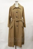 画像1: F&A / べっ甲釦ステンカラーオーバーコート Free BEIGE H-25-04-22-1037-LO-CO-NS-C059 (1)