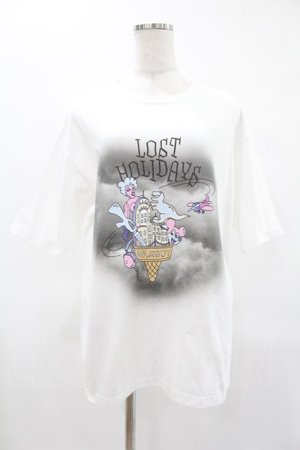 画像: MILKBOY / LOST HOLIDAYS TEE  ホワイト H-25-04-22-008-MB-TO-KB-ZH