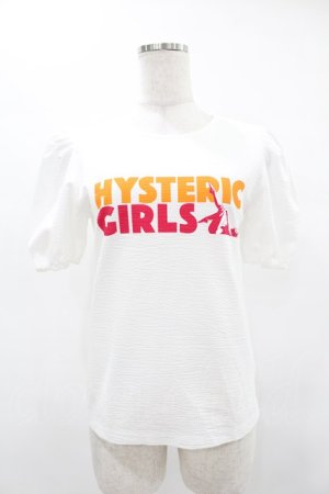画像: HYSTERIC GLAMOUR / HYS GIRLSプルオーバー  白 H-25-04-22-009-PU-TO-KB-ZH