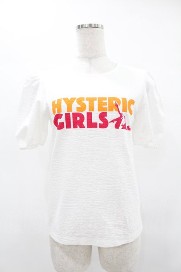画像1: HYSTERIC GLAMOUR / HYS GIRLSプルオーバー  白 H-25-04-22-009-PU-TO-KB-ZH (1)
