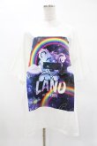 画像1: LAND by MILKBOY / LAND BEAR SPACE RAINBOW TEE 2XL ホワイト H-25-04-22-010-MB-TO-KB-ZH (1)