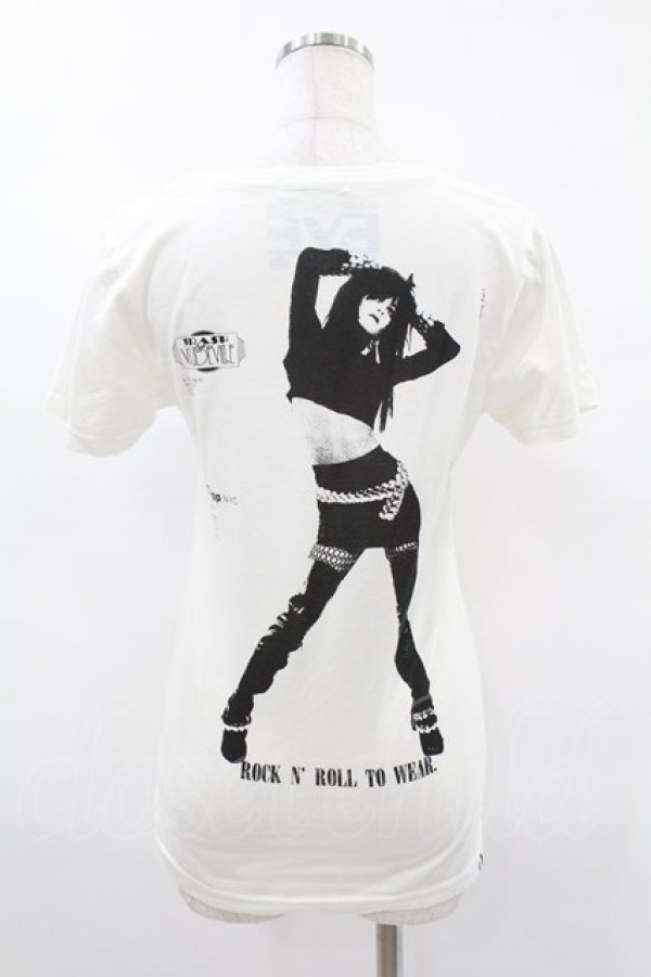 画像2: HYSTERIC GLAMOUR / EYEプリントTシャツ  白 H-25-04-22-011-PU-TO-KB-ZH (2)