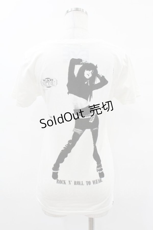 画像2: HYSTERIC GLAMOUR / EYEプリントTシャツ  白 H-25-04-22-011-PU-TO-KB-ZH (2)