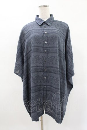 画像: MiDiom / Oriental JQ Square Shirt  Dull Blue H-25-04-22-016-PU-BL-KB-ZH
