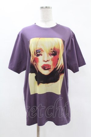 画像: HYSTERIC GLAMOUR / COURTNEY LOVE Tシャツ XL パープル H-25-04-22-019-PU-TO-KB-ZH