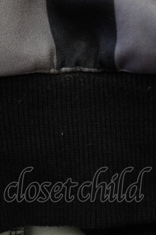 画像3: NieR Clothing / 半袖ZIPパーカー  黒ギンガム H-25-04-22-030-PU-TO-KB-ZH (3)