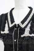 画像4: axes femme / ストライプブラウス M ブラック H-25-04-23-038-AX-BL-NS-ZH (4)