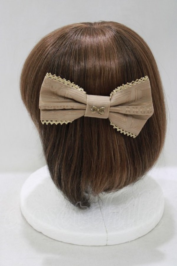画像2: Angelic Pretty / Melty Ribbon Chocolateバレッタ  モカ H-25-04-23-064-AP-AC-NS-ZH (2)