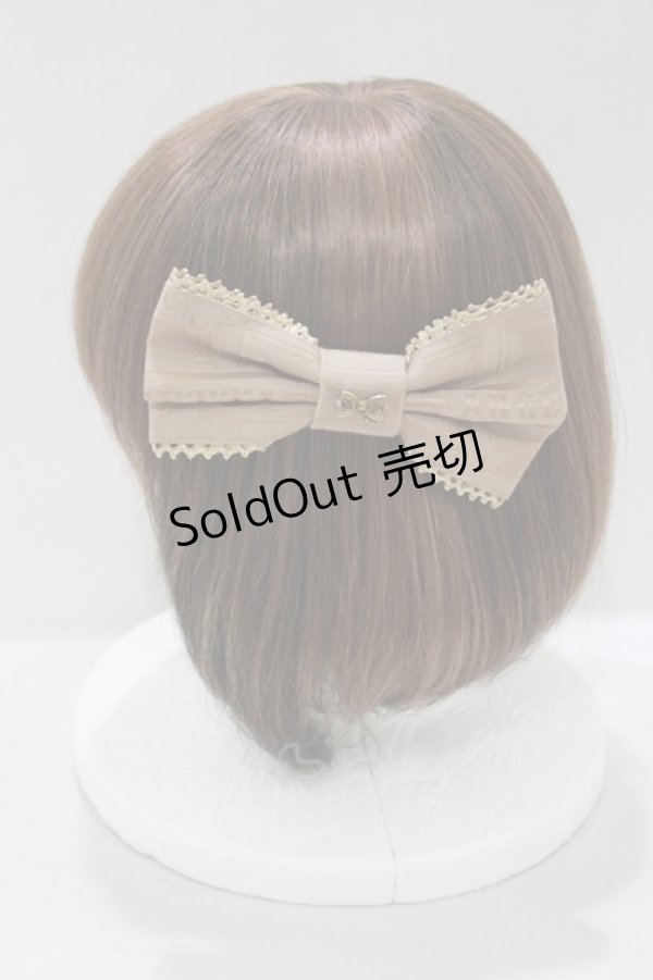 画像2: Angelic Pretty / Melty Ribbon Chocolateバレッタ  モカ H-25-04-23-064-AP-AC-NS-ZH (2)