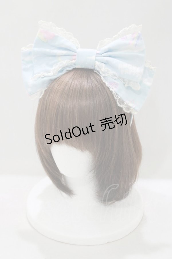 画像1: Angelic Pretty / Dream Fantasyカチューシャ  サックス H-25-04-23-073-AP-AC-NS-ZH (1)