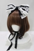 画像1: BABY,THE STARS SHINE BRIGHT / ハートいっぱいリボンリボンヘッドドレス  ブラック H-25-04-23-075-BA-AC-NS-ZH (1)