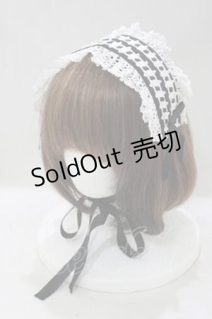 画像: Innocent World / クロスヘッドドレス  ブラック H-25-04-23-076-IW-AC-NS-ZH