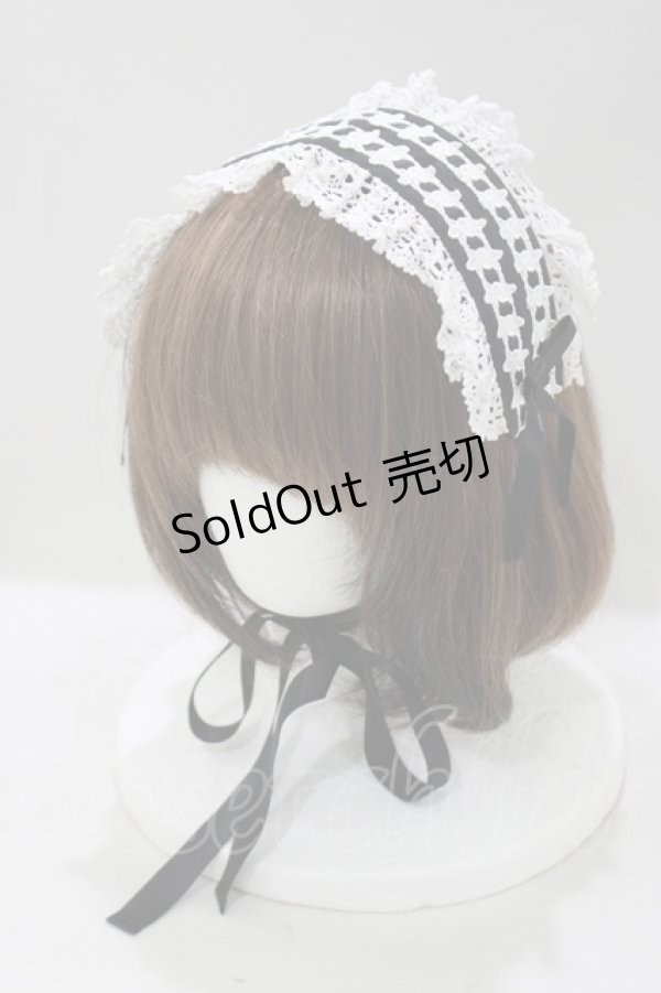 画像1: Innocent World / クロスヘッドドレス  ブラック H-25-04-23-076-IW-AC-NS-ZH (1)