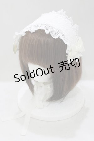 画像: BABY,THE STARS SHINE BRIGHT / さくらんぼレースのヘッドドレス  オフ H-25-04-23-077-BA-AC-NS-ZH