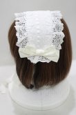 画像2: BABY,THE STARS SHINE BRIGHT / さくらんぼレースのヘッドドレス  オフ H-25-04-23-077-BA-AC-NS-ZH (2)