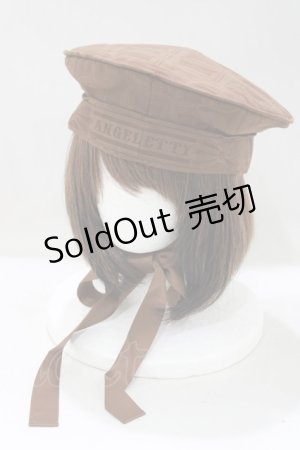 画像: Angelic Pretty / Melty Ribbon Chocolateベレー  ブラウン H-25-04-23-082-AP-AC-NS-ZH