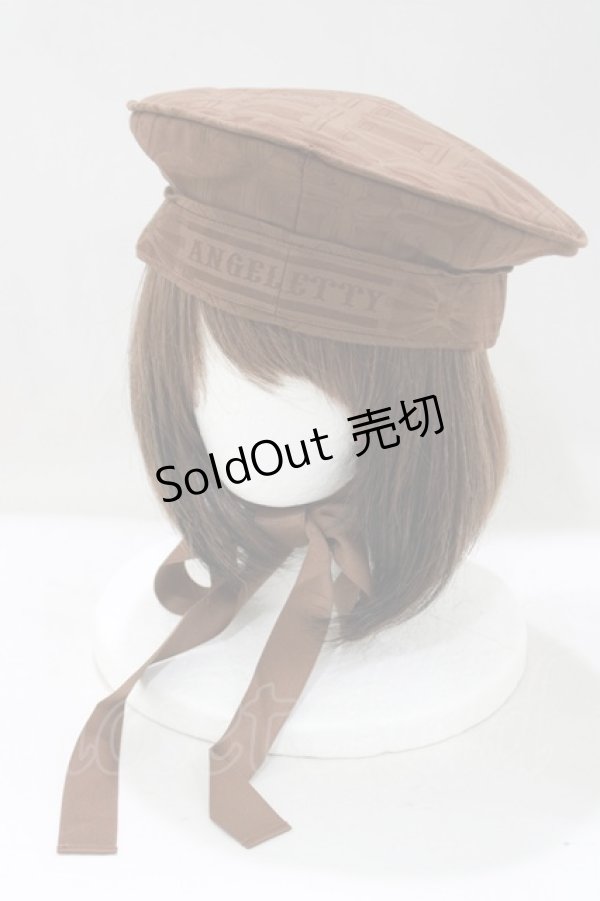 画像1: Angelic Pretty / Melty Ribbon Chocolateベレー  ブラウン H-25-04-23-082-AP-AC-NS-ZH (1)