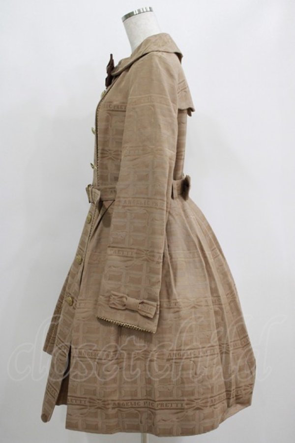 画像2: Angelic Pretty / Melty Ribbon Chocolateトレンチコート L モカ H-25-04-23-008-AP-CO-NS-ZH (2)