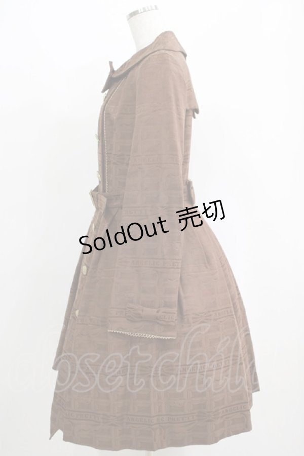 画像2: Angelic Pretty / Melty Ribbon Chocolateトレンチコート L ブラウン H-25-04-23-011-AP-CO-NS-ZH (2)