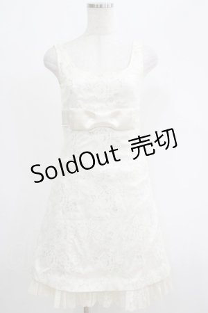画像: JESUS DIAMANTE / 新スペシャルレースリボンワンピース 40 白 H-25-04-23-026-JE-OP-NS-ZH