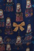 画像4: Jane Marple / Little tassel dollsのDayドレス F ブルーグレイ H-25-04-24-004-JM-OP-KB-ZT162 (4)