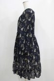 画像2: Jane Marple / The nursery Alice tunic dress  ネイビー H-25-04-24-042-JM-OP-KB-ZH (2)