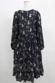 画像3: Jane Marple / The nursery Alice tunic dress  ネイビー H-25-04-24-042-JM-OP-KB-ZH (3)