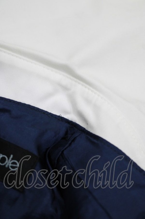 画像4: Jane Marple / Ribbon stripe jacquardのパブリックドレス  ネイビー H-25-04-24-043-JM-OP-KB-ZT160 (4)