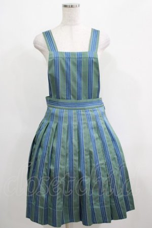 画像: Jane Marple / Dot Stripe Jacquardのサロペットスカート Free ミント H-25-04-24-049-JM-SK-KB-ZT021