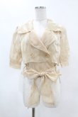 画像1: Melt the lady / シースルーショートトレンチトップス Free ベージュ H-25-04-24-1044-PU-BL-NS-ZH (1)