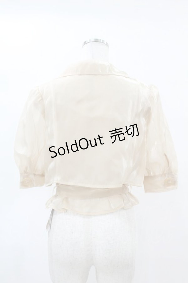 画像2: Melt the lady / シースルーショートトレンチトップス Free ベージュ H-25-04-24-1044-PU-BL-NS-ZH (2)
