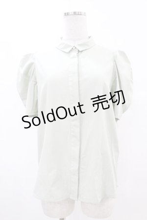画像: an another angelus / タックパフスリーブシャツ Free MINT H-25-04-24-1049-CA-BL-NS-ZH
