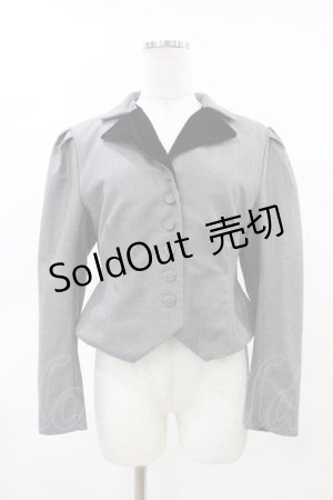 画像: an another angelus / 別珍使いショートジャケット Free GRAY H-25-04-24-1060-CA-JA-NS-ZH