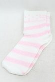 画像1: Angelic Pretty / クルー丈ソックス  オフ/ピンク H-25-04-24-1007-AP-ZA-NS-ZH (1)