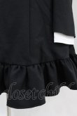 画像5: ATELIER BOZ / カレン十字架長袖ワンピース L ブラック/ホワイト H-25-04-24-1014-EL-OP-NS-ZH (5)
