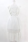 画像2: Fi.n.t / アートフラワー刺繍ショルダーフリルワンピース Free OFF WHITE H-25-04-24-1020-CA-OP-NS-ZH (2)