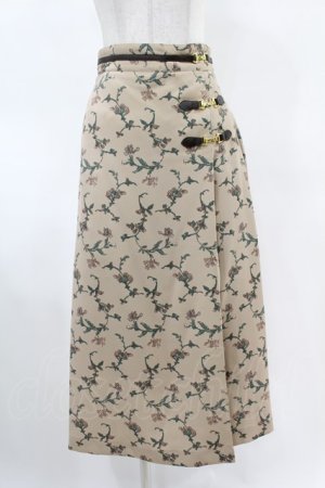 画像: an another angelus / ビット使いヴィンテージ花柄スカート Free BEIGE H-25-04-24-1027-CA-OP-NS-ZH
