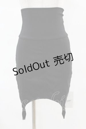 画像: Melt the lady / ガーターライクスカート S ブラック H-25-04-24-1030-PU-SK-NS-ZH
