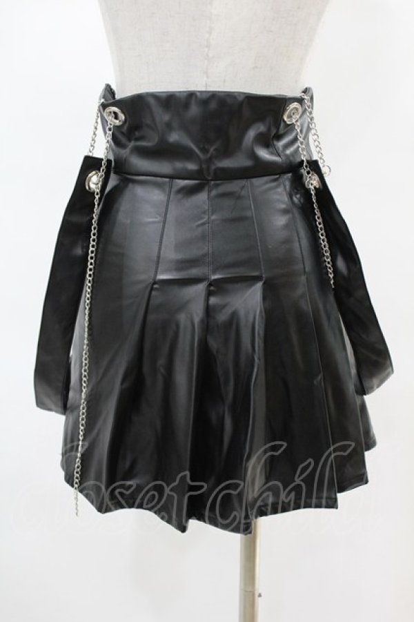 画像2: Melt the lady / サスペンダースカート S ブラック H-25-04-24-1031-PU-SK-NS-ZH (2)