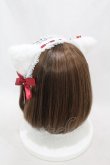 画像2: Jamie エーエヌケー / ネコちゃんヘッドドレス  オフ H-25-04-24-1004-LO-AC-NS-ZH (2)