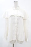 画像1: an another angelus / フレアーケープシャツ Free OFFWHITE H-25-04-24-1039-CA-BL-NS-ZH (1)