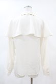 画像2: an another angelus / フレアーケープシャツ Free OFFWHITE H-25-04-24-1039-CA-BL-NS-ZH (2)