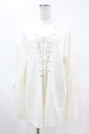 画像: Melt the lady / スピンドルトップス Free ホワイト H-25-04-24-1041-PU-TO-NS-ZH